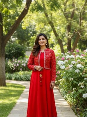 Red kurti