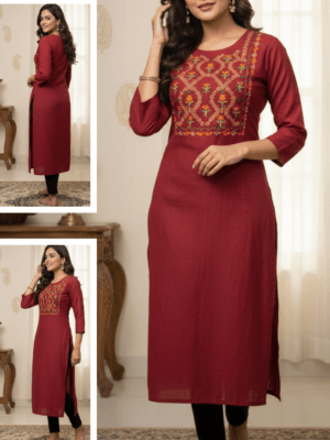 Kurti Red 06