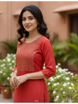 Kurti Red 010