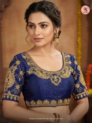 Golden Embroidered Blouse