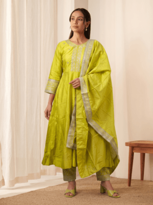 Heavy silk 3 piece suit set