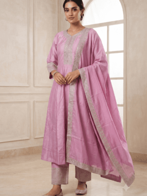 Heavy silk 3 piece suit set