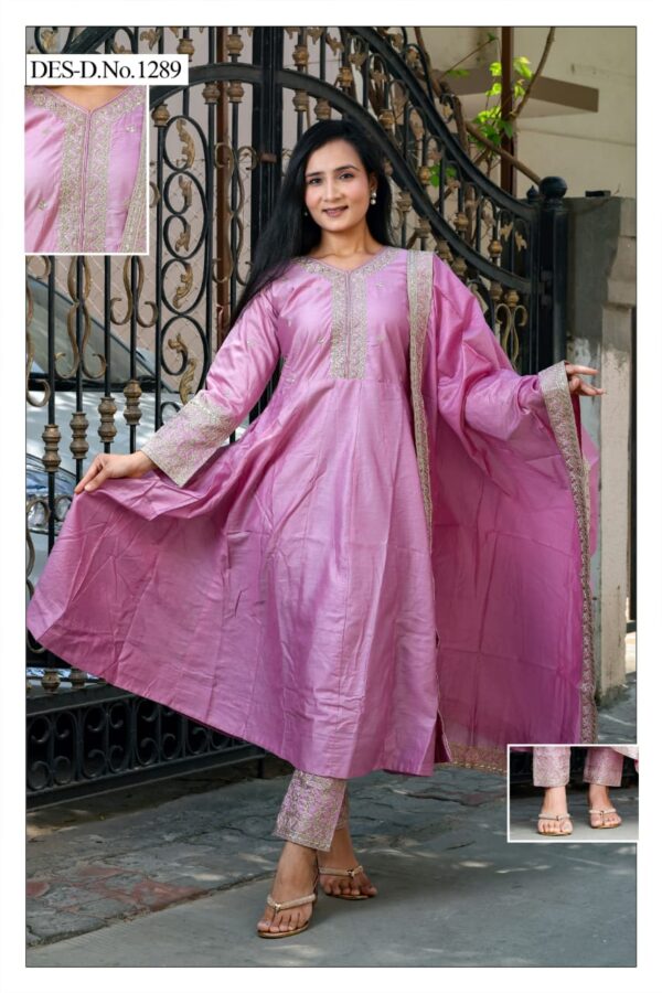 Heavy silk 3 piece suit set