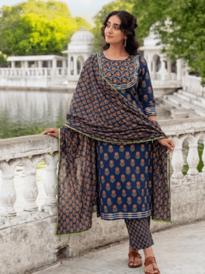Anarkali suit with dupatta