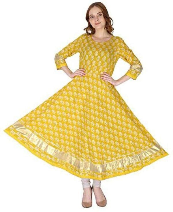Anarkali suit with dupatta and pant