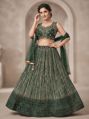 Heavy crushed fabric lahengha